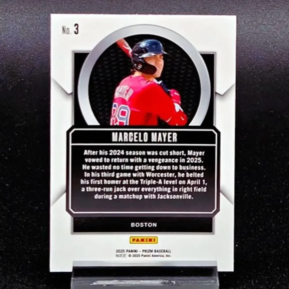 Marcelo Mayer Allen Ginter Black Mini Talisman RC Boston Red Sox Top Prospect